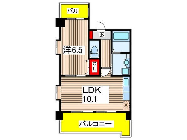 ラディウス武庫之荘の物件間取画像